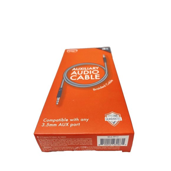 Braided Auxiliary AUX Audio Cable 3ft Brand New & Sealed in package - Picture 3 of 8